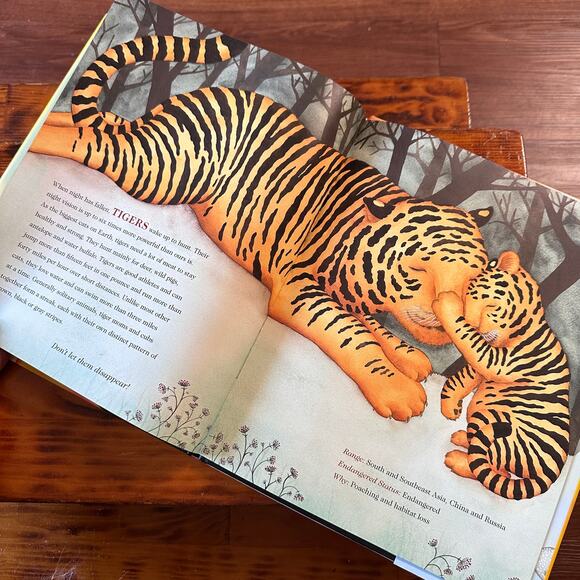 Don't Let Them Disappear 12 Endangered Species Across The Globe Hardcover Book - Picture 7 of 9